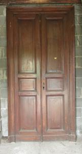 PORTE ANTICHE N°5 IN LEGNO MASSELLO A DUE BATTENTI epoca LIBERTY